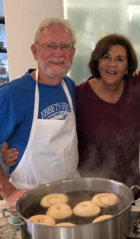 Joann Iacono with her husband James Kimmel.